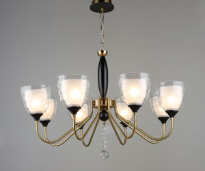 Подвесная люстра PL6550-8 CP+BK 000060426