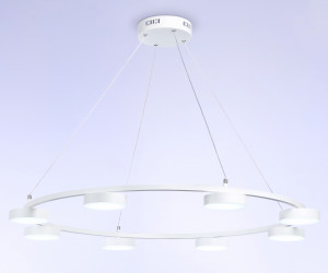 FL51761/1+8 WH белый 3000K/4200K/6400K 67W D1000*1000 (ПДУ ИК)