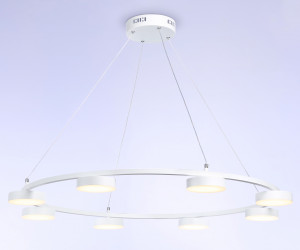 FL51761/1+8 WH белый 3000K/4200K/6400K 67W D1000*1000 (ПДУ ИК)