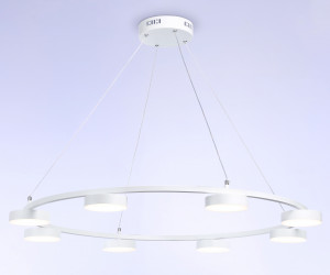 FL51761/1+8 WH белый 3000K/4200K/6400K 67W D1000*1000 (ПДУ ИК)