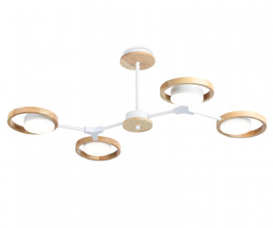 FL51609/4 WH/LW белый/светлое дерево 3000K/4200K/6400K 28W 825*530*285 (Без ПДУ)