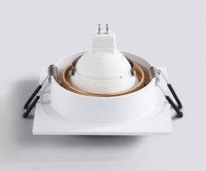 TN102728 WH/GD белый/золото GU5.3 92*92*23