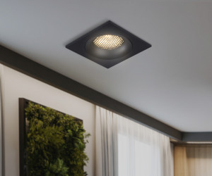 TN102729 BK черный GU5.3 92*92*23