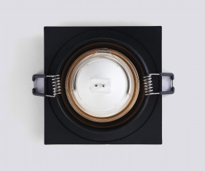 TN102730 BK/GD черный/золото GU5.3 92*92*23