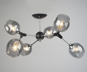 Потолочная люстра P5698-6 BK+CR 000067867