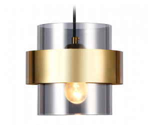 TR3645 GD/SM золото/дымчатый E27 max 40W D180*950