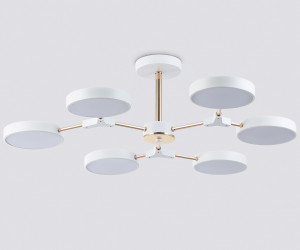 FL516333/6 WH/FGD белый/золото 108W 3000-6000K D780*210 (без ПДУ)