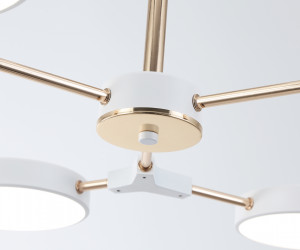 FL516333/6 WH/FGD белый/золото 108W 3000-6000K D780*210 (без ПДУ)