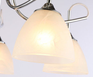 TR3042/5 CH/FR хром/белый матовый E27/5 max 40W D580*275