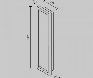 Настенный светильник (бра) Maytoni MOD311WL-L55B3K