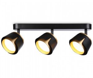 TN71237/3 BK/GD черный/золото GX53/3 380*100*147