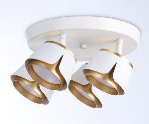 TN71241/4 WH/GD белый/золото GX53/4 D250*147