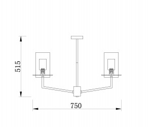 Подвесной светильник Freya FR5206PL-06FG