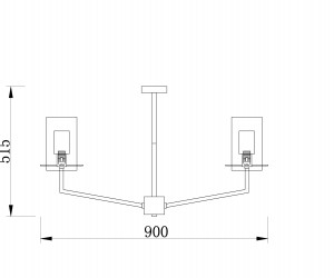 Подвесной светильник Freya FR5206PL-08FG