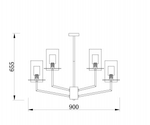Подвесной светильник Freya FR5206PL-09FG