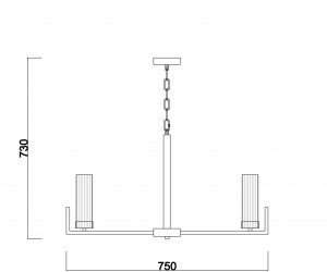 Подвесной светильник Freya FR5214PL-08BS