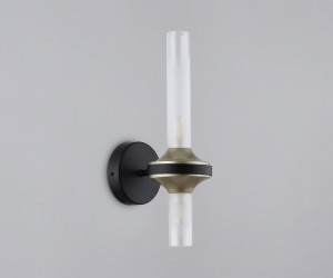 LH55355/2 BK/CGD/CL черный/золото/прозрачный G9/2 max 30W 150*100*320