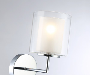 LH56005 СH/FR хром/белый матовый E14 max 40W 190*120*220