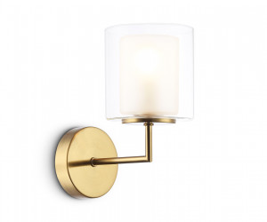 LH56015 BS/FR латунь/белый матовый E14 max 40W 190*120*220