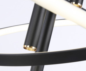 FL5372/2+3 BK черный 93W 3000K/4200K/6400K+4200K D600/400*1200 (ПДУ ИК)