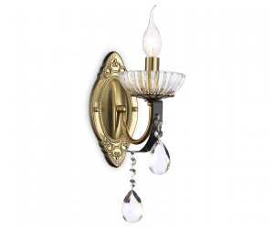 TR4954 BK/GD/CL черный/золото/прозрачный E14 max 40W 410*120*210