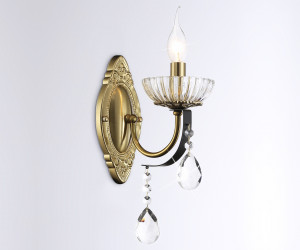 TR4954 BK/GD/CL черный/золото/прозрачный E14 max 40W 410*120*210