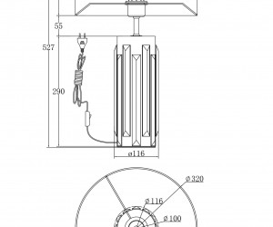 Настольный светильник Maytoni MOD304TL-01GR