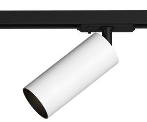 DK6060-BW+BK Трековый светильник IP 20, 15 Вт, GU10, черный с белым, алюминий