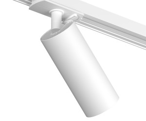 DK6060-BW+WH Трековый светильник IP 20, 15 Вт, GU10, белый с черным, алюминий