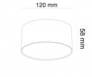 Потолочный светильник Technical C032CL-L12W3K
