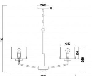 Люстра Freya FR5096PL-05CH