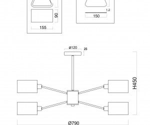 Люстра Freya FR5040PL-08CH