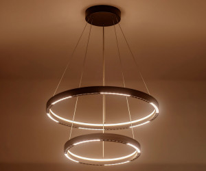 FL5865/2 BK черный 45W 3000K/4200K/6400K D600/400*830 (без ПДУ)