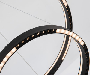 FL5865/2 BK черный 45W 3000K/4200K/6400K D600/400*830 (без ПДУ)