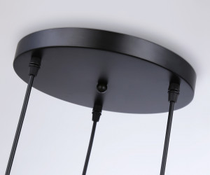 TR3175/3 BK/GD черный/золото E27/3 max 60W D360*1000