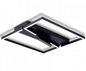 FL51466/1+1 BK черный 85W 3000K-6400K+4200K 600*600*110 (ПДУ РАДИО 2.4G)