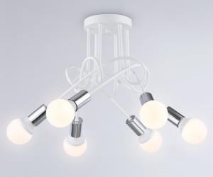 TR80417/6 WH/CH белый/хром E27/6 max 60W D690*370