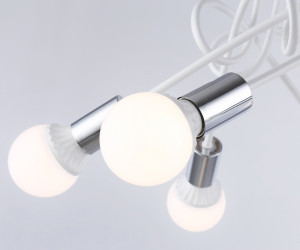 TR80417/6 WH/CH белый/хром E27/6 max 60W D690*370