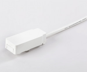 GV1261 WH белый ввод питания для шинопровода IP20 48V 60*26*16