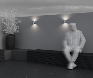 Настенный светильник (бра) Outdoor O490WL-L6W3K