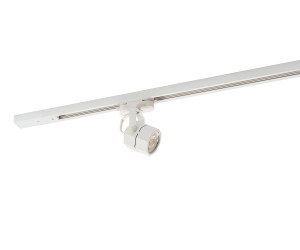 DK6004-WH Трековый светильник IP 20, 50 Вт, GU10, белый, алюминий