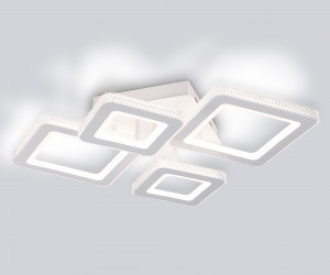 FA8878/2+2 WH белый 3000K-6400K 88W 710*520*125 (ПДУ ИК)