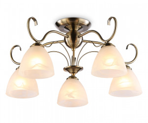 TR3046/5 SB/FR бронза/белый матовый E27/5 max 40W D595*285