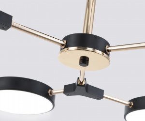 FL516334/6 BK/FGD черный/золото 108W 3000-6000K D780*210 (без ПДУ)