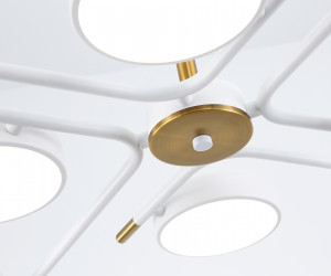 FL516338/8 WH/CP белый/медь 120W 3000-6000K D850*170 (без ПДУ)