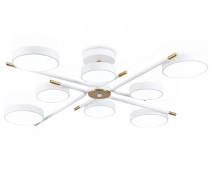 FL516338/8 WH/CP белый/медь 120W 3000-6000K D850*170 (без ПДУ)