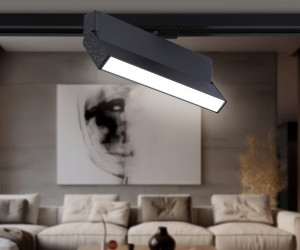 GL6808 BK черный LED 12W 4200K 230*22*87