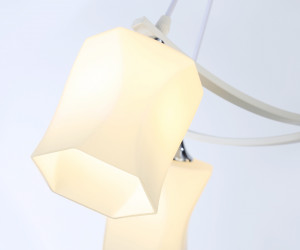 TR303156/4 WH/CH/FR белый/хром/белый матовый E27/4 max 40W 640*640*410