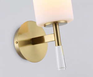 LH56265 BS/FR латунь/белый матовый E27 max 60W 160*120*280