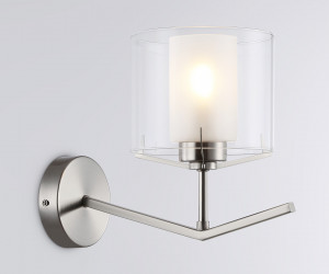 LH57004 SN/FR никель/белый матовый E14 max 40W 280*150*220